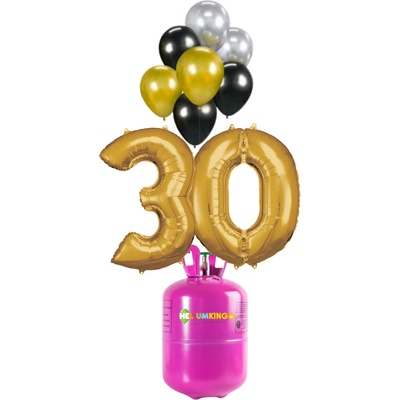 HeliumKing Héliová sada - 30. narodeniny zlatá