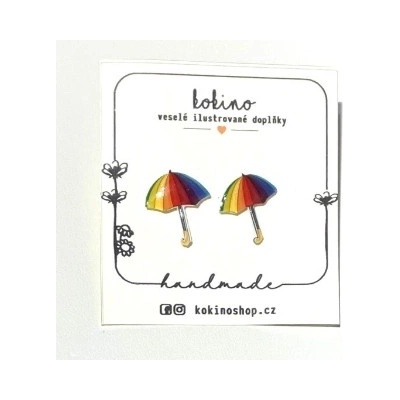 Kokino PARAPLÍČKA náušnice puzety 29129