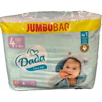 DADA Extra soft 4 MAXI 7‑16 kg 82 ks