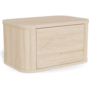 Actona Нощно шкафче MADERA 46x30 cm в цвят бял дъб (AO0189)