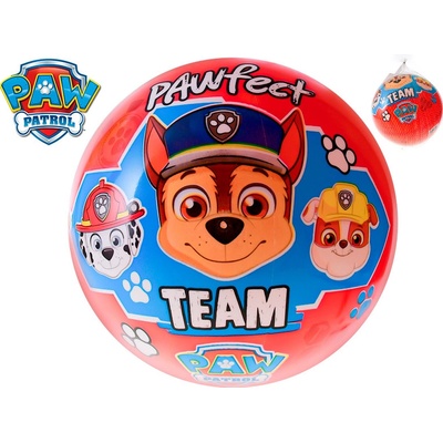 Míč 20cm Paw Patrol Team 10m+ v síťce
