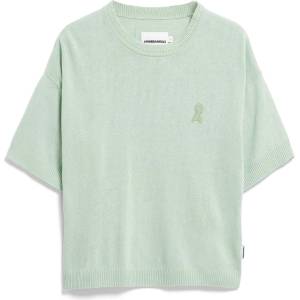 Armedangels Дамска тениска ARMEDANGELS Women's S Sl Linen Blend Knit Sweater T-shirt - Foam (916-6594-0114)