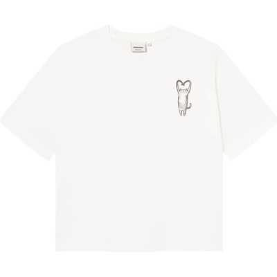 DEDICATED Дамска тениска DEDICATED Women's T-Shirt Vadstena T-shirt - Heart Cat - размер XS (916-7068-0211)