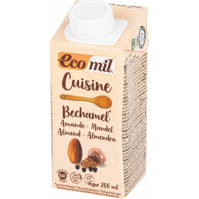 Ecomil Bio Bechamel Mandľová alternatíva smotany s muškátovým orieškom 9% 200 ml