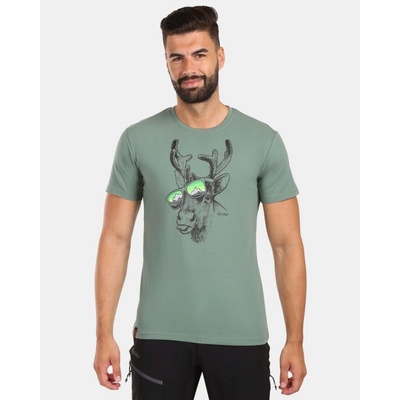 Kilpi pánské bavlněné tričko DISCOVER-M khaki