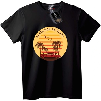 NOONEBRAND Тениска Santa Monica Плаж Ретро - S, White
