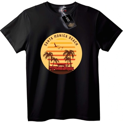 NOONEBRAND Тениска Santa Monica Плаж Ретро - S, White