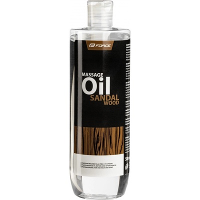 Force Touch olej masážní před i po výkonu 500 ml