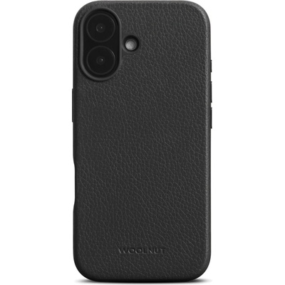 WOOLnut Leather Case for iPhone 16 - Black (K-WN-IP16-C-2809-BK)
