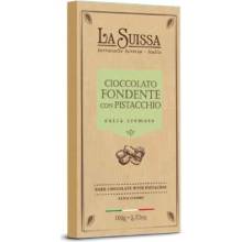 La Suissa hořká čokoláda s pistáciovou náplní 100 g