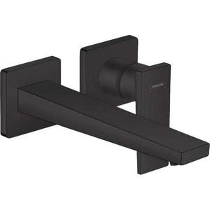 Hansgrohe Metropol - Смесител за мивка за вграждане, двудупков монтаж, черен мат 32526670 (32526670)