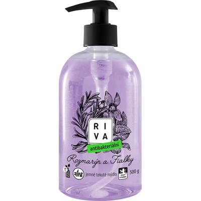 Riva antibacterial jemné tekuté mydlo s antibakteriálnou prísadou 500 ml