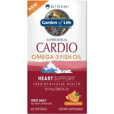 Garden of Life Minami Cardio Omega-3 pomeranč 60 kapsúl