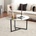 ASIR GROUP Масичка за кафе TRIO 42x75 cм прозрачна/черна (AS0706)