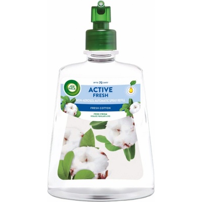 Air Wick Active Fresh automatický osvěžovač vzduchu náhradní náplň Svěží bavlna 228 ml