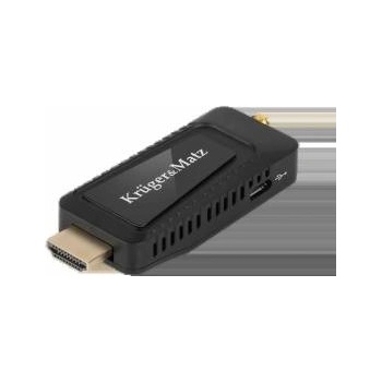 Krüger&Matz DVB-T2 тунер, Kruger & Matz, HEVC H. 265, черен