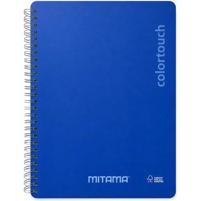 MITAMA Spirálový sešit i Note 18 5x24 čtverečkovaný modrá