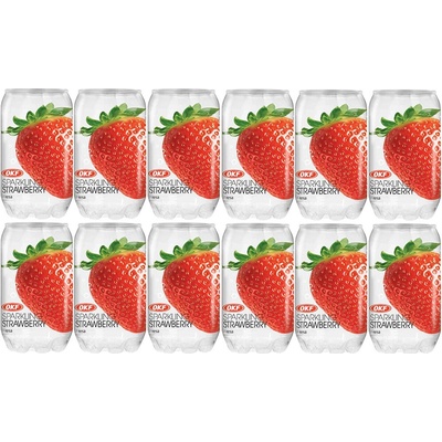 OKF Sparkling Strawberry Drink 12 x 350 ml