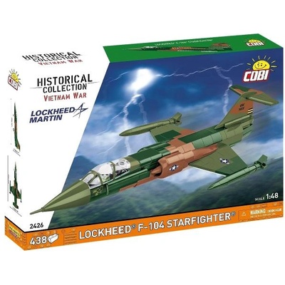 Cobi Vietnam War Lockheed F-104 Starfighter, 1: 48, 430 к