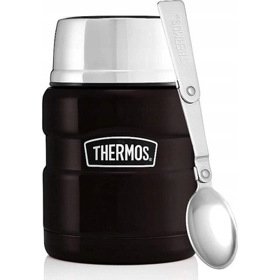 Thermos termoska na jídlo 470 ml matně černá