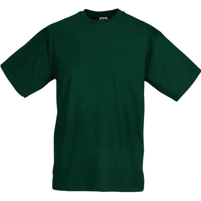 Lehké pánské tričko lahvově zelená