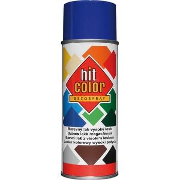 hitcolor Barva lesklá 400 ml RAL 5002 ultramarín