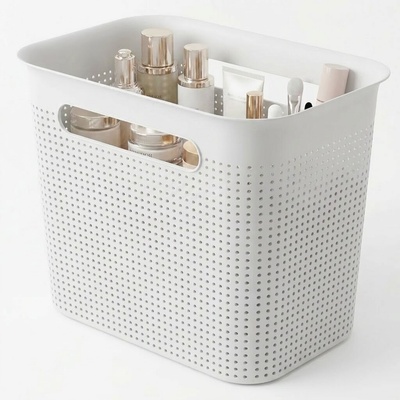 Rotho Úložný box s rúčkami BRISEN 7 l, 26 x 18 x 21 cm, biely