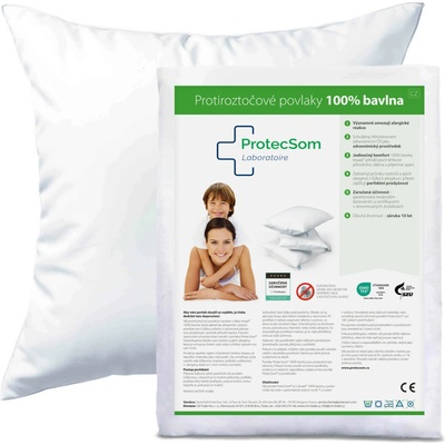ProtecSom Protiroztočový poťah zo 100% bavlny na vankúš 70x90