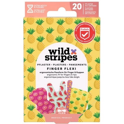 Wild Stripes Finger Flexi Food INT - Flexibilní náplati ve 4 velikostech 20 ks
