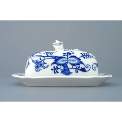 Cibulák Dubí Máslenka hranatá malá komplet cibulový porcelán 70232