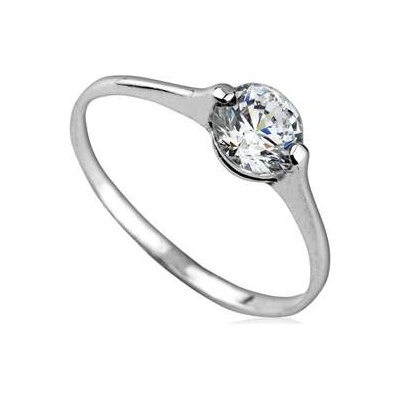 Šperky4U Stříbrný prsten se zirkonem ZB2206