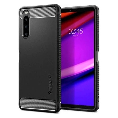 Pouzdro Spigen Rugged Armor Black Sony Xperia 10 V ACS06202 – Zboží Mobilmania