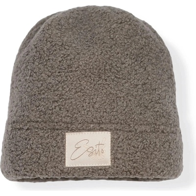 ESITO zimní čepice Teddy fleece double Brown hnědá