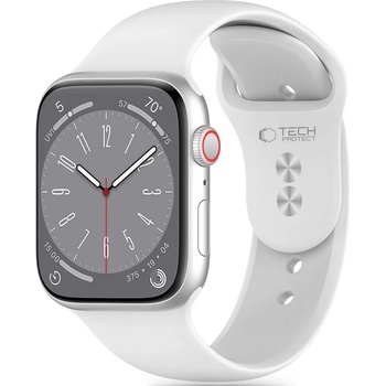 Tech-Protect silicone apple watch 4 / 5 / 6 / 7 / 8 / 9 / se (38 / 40 / 41 mm) white (5906302310111)