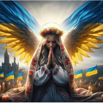Norimpex - Puzzle Diamant painting: Ukrainian angel 30x40cm - 1 - 39 piese
