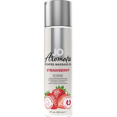 System Jo Aromatix Scented Massage Oil Strawberry 120 ml