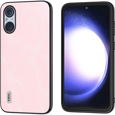 Abeel Leather Obal pro Sony Xperia 5 V růžový – Zboží Živě