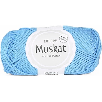 Příze DROPS Muskat 02 - modrá