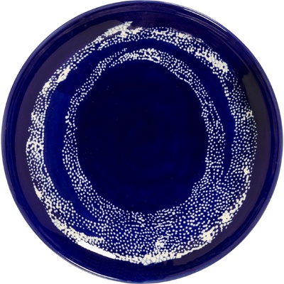 Serax Feast чиния за закуска на точки, 19 см, тъмносиньо-бяла (B8921004I)