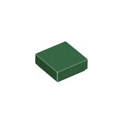 LEGO® 3070b Kocka 1x1 Hladká zelená (Dark Green)