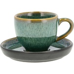 Bitz Зелена керамична чаша за еспресо 70 ml Gastro Green/Black - Bitz (29165)