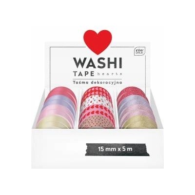 Interdruk Hearts Decorative Tape (24pcs)
