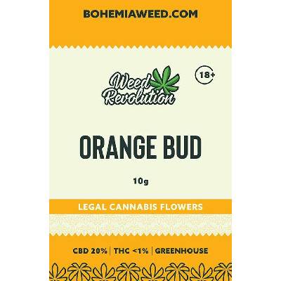 Weed Revolution Orange Bud Greenhouse CBD 20% THC 1% 10 g – Sleviste.cz