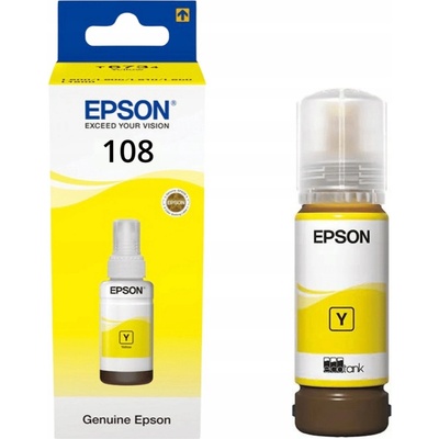 Atrament Epson 108 Yellow - originálny