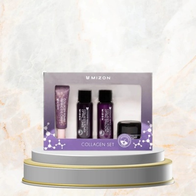 Mizon Collagen Miniature Toner 40 ml + emulze 40 ml + sérum 9,3 ml + krém 15 ml darčeková sada