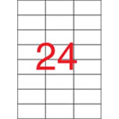 APLI Универсален етикет, 70x37 mm, APLI, 600 етикета в опаковка 10818/1212 (10818/1212)