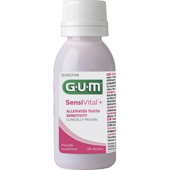 GUM SensiVital+ ústna voda výplach pre citlivé zuby 30 ml