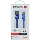 Swissten 71521208 USB / USB-C, 1,2m, modrý