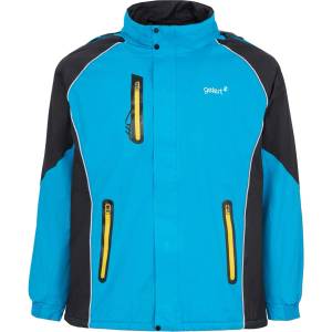 Gelert Поларено яке Gelert Men's Fleece Lined Wind Resistant Full Zip Softshell Jacket - Ski blue