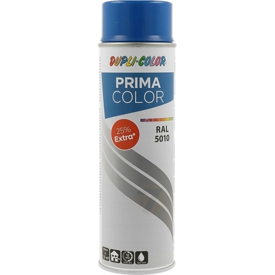 Dupli-Color Prima RAL 5010 modrá lesklá farba v spreji 500 ml